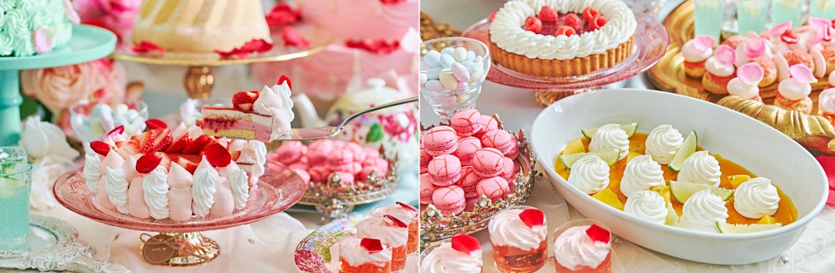 左）マリアージュバシュラン　右）王妃のジュエリーパッションパブロバ