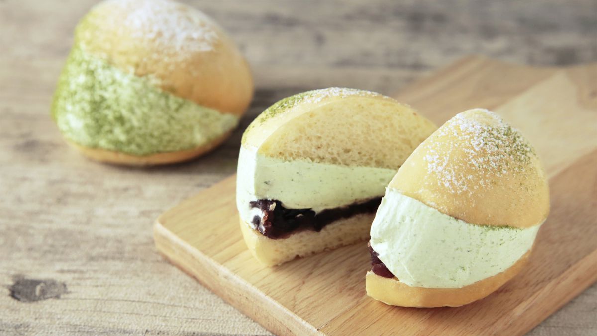 抹茶&あんこ1個390円