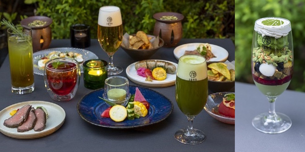 屋外テラスが快適♪日本茶レストランの「抹茶ビアガーデン」開催決定！予約受付中