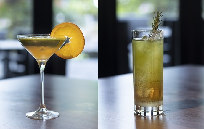 「サンライズ」（左）、「スパイス＆サワーティー」（右）