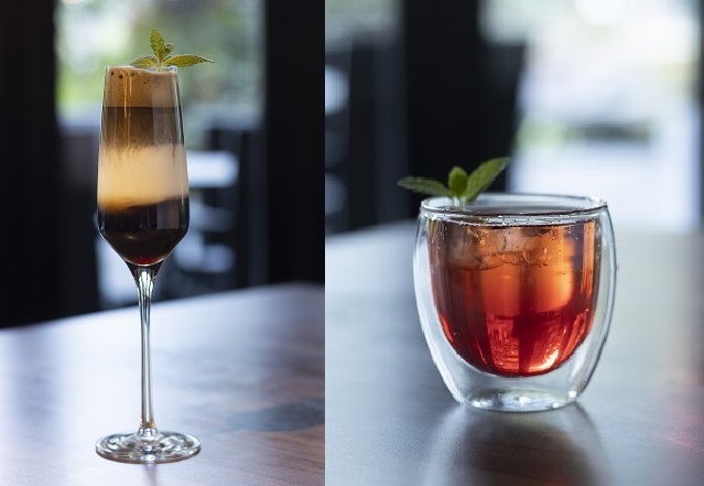 「ティースイーティー」（左）、「アプニカソーダティー」（右）