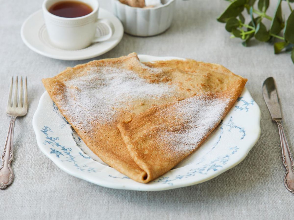 My クレープと紅茶のセット（お茶付き）1100円