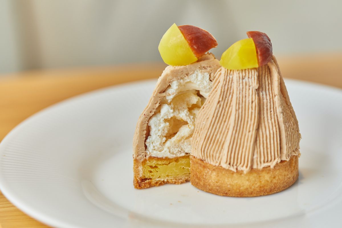 絶景モンブランとドリンクのセット 1199円、単品924円