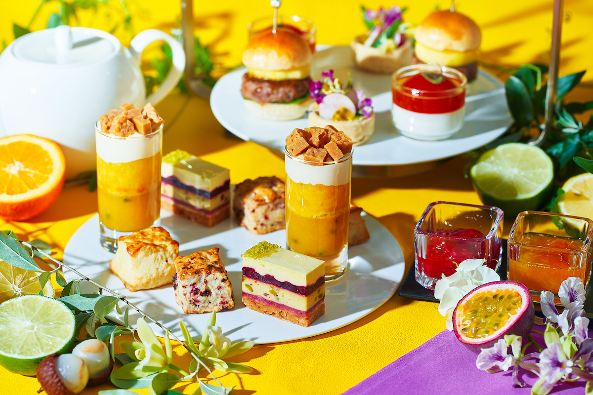 スコーンはフランボワーズとレモン味をラインナップ フルーツを使った2種のジャムを添えて