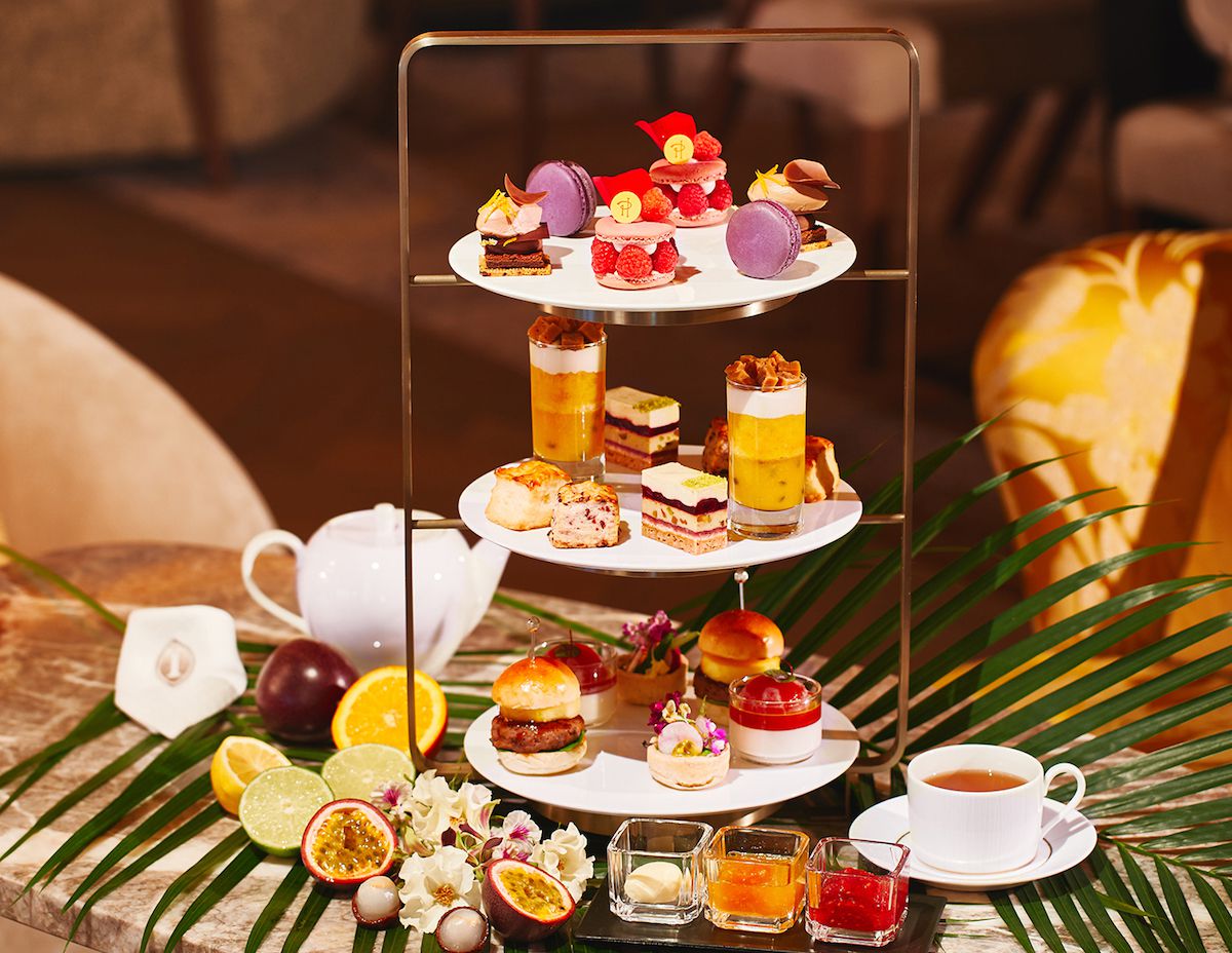 ハドソンラウンジ内でのアフタヌーンティーのイメージ