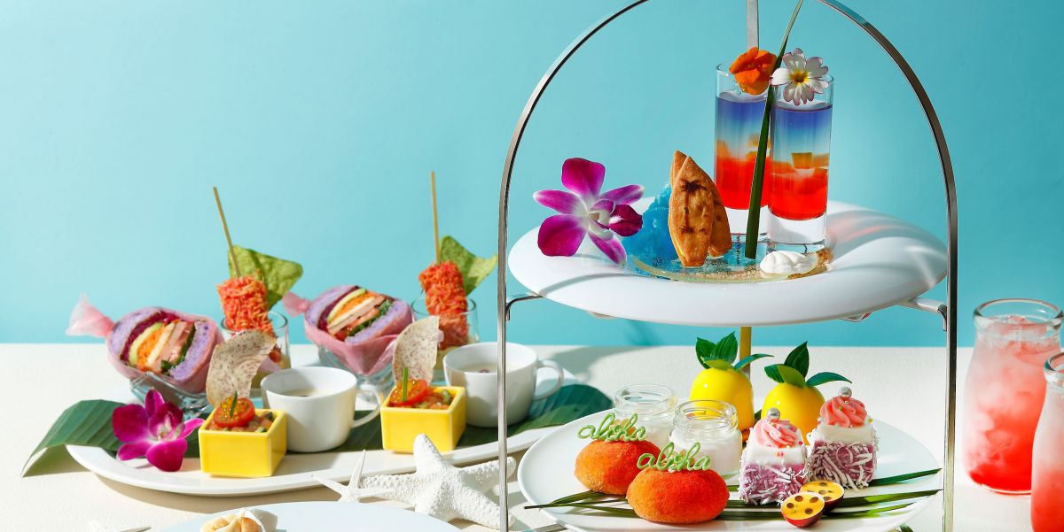 ハワイへショートトリップ！「東京マリオットホテル」でカラフル「アロハアフタヌーンティー2021」開催