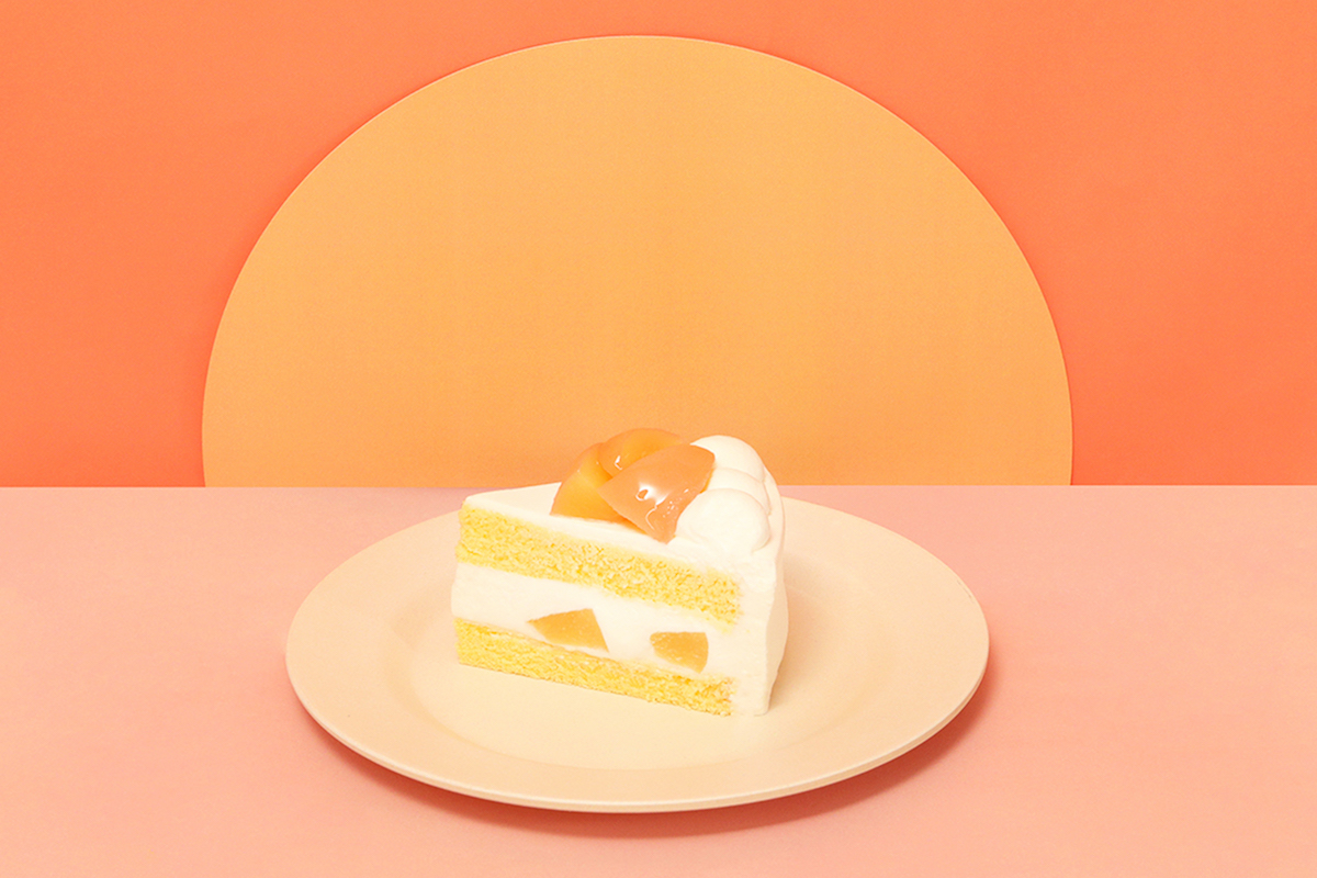 「白桃のショートケーキ」1個 561円(税込)
