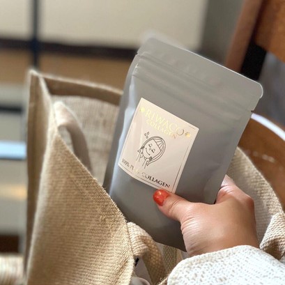 「RIWACO COLLAGEN」  (1袋 700円 )　「コラーゲンドリップコーヒー」(1袋 150円) 「コラーゲンキャンディー」(1袋 400円 )　 