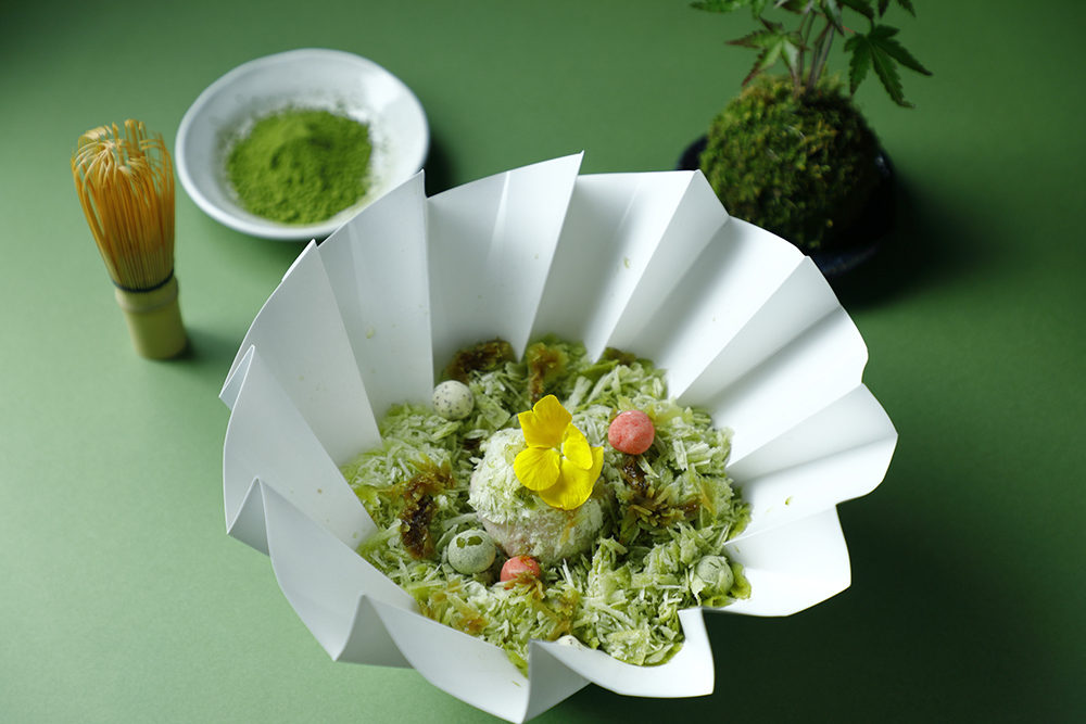 サザンタワー名物ふわふわ淡雪スイーツ 「和 -なごみ-」(テイクアウト)700円(サ・税込) ※テイクアウトイメージ