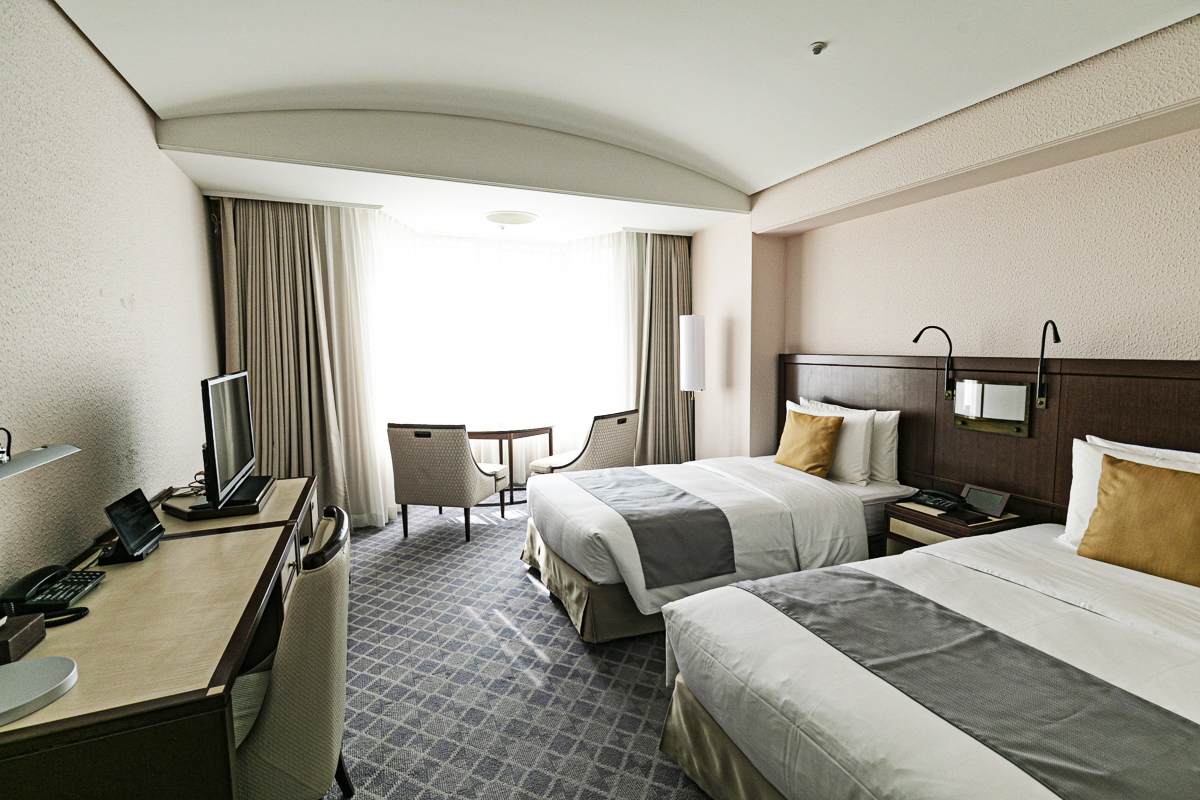 タワー館のスタンダードルーム（ツイン）