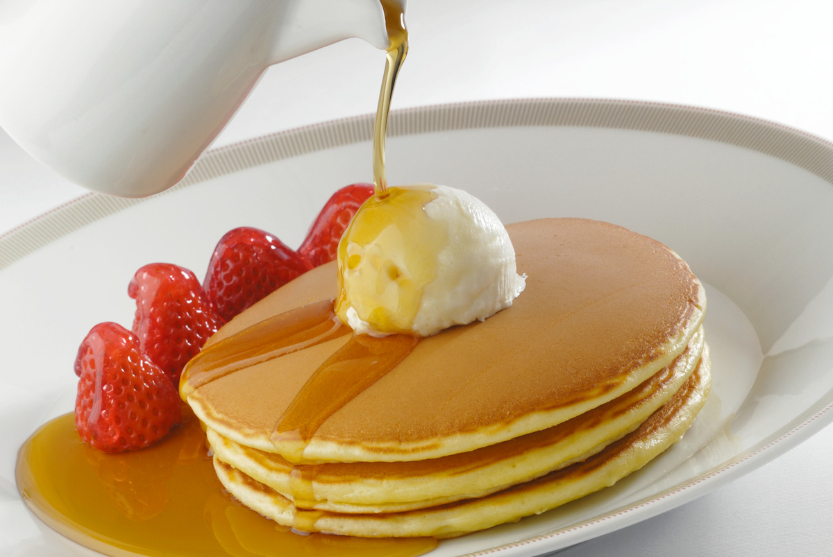 インペリアルパンケーキ いちご添え  1800円