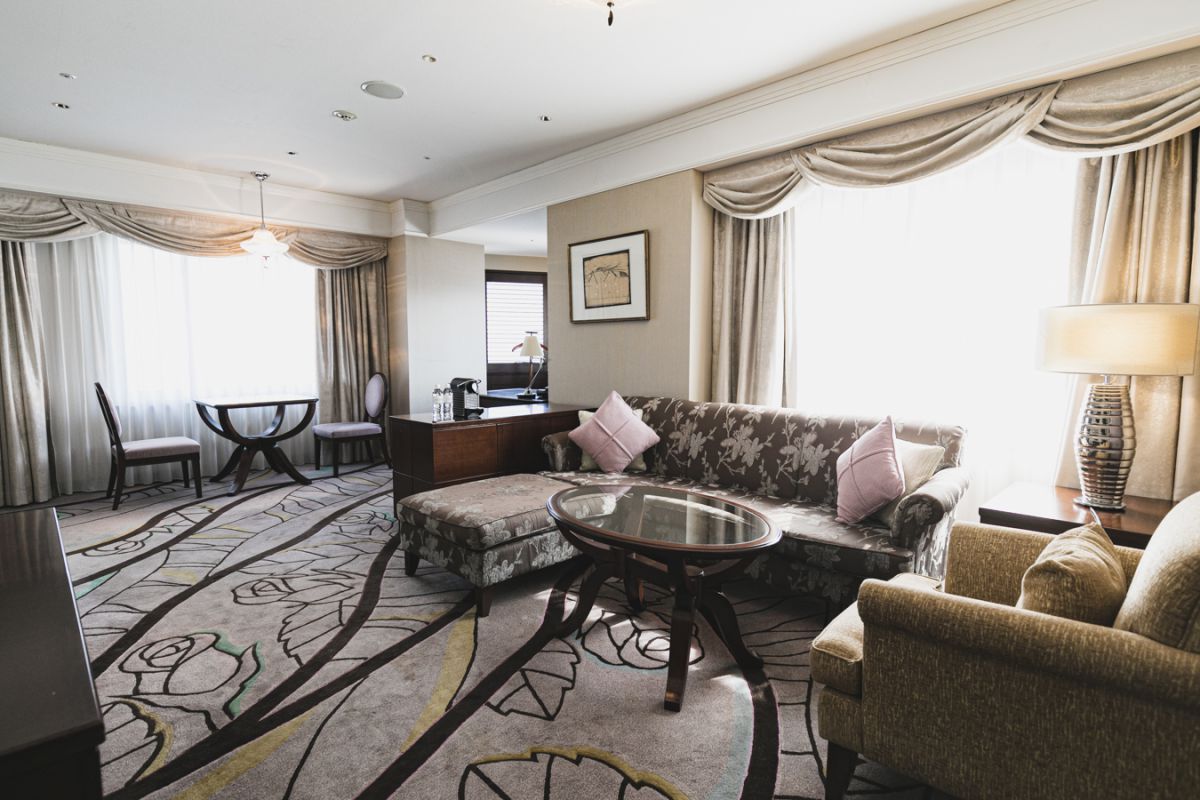 エグゼクティブフロアの「タワースイート」ルーム