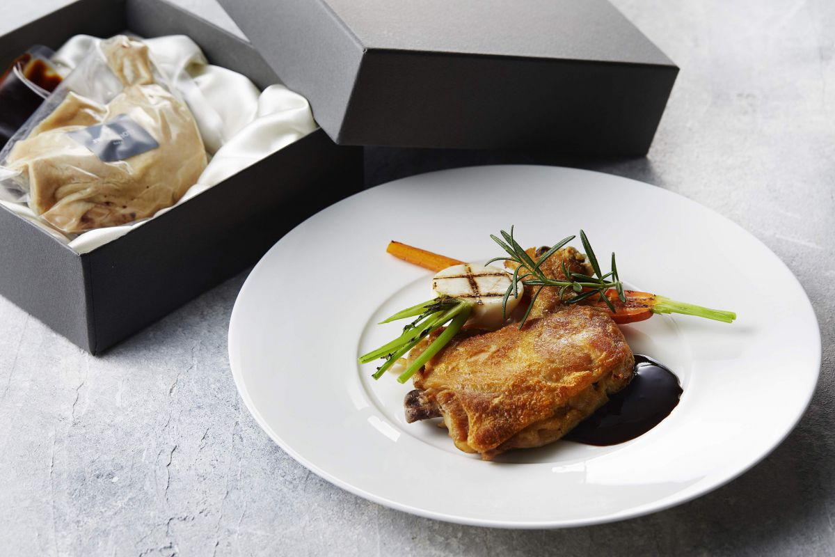 奥丹波鶏のコンフィ3600円