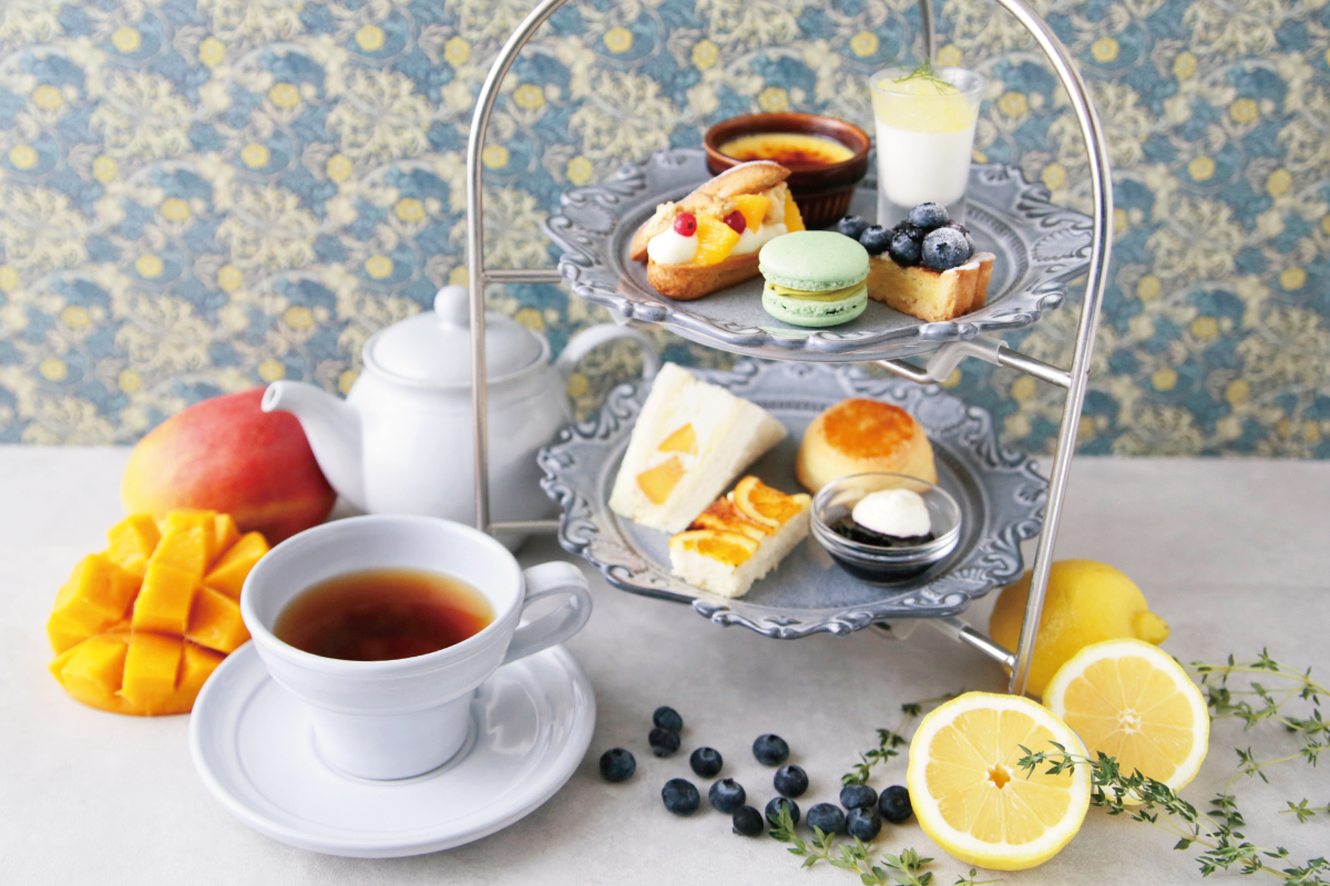 柑橘とマンゴーのアフタヌーンティーセット 2500円