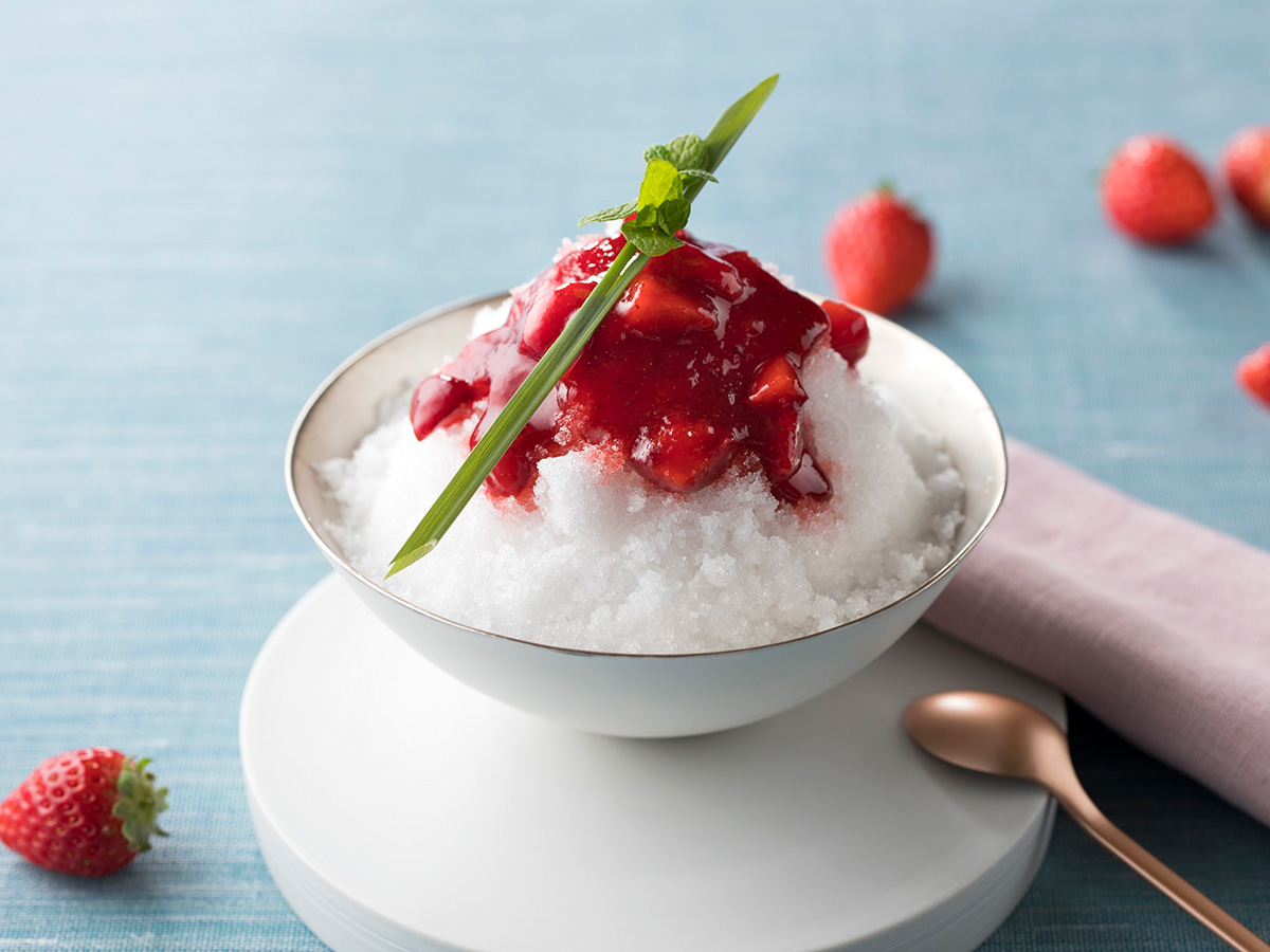 夏いちごのかき氷 1980円