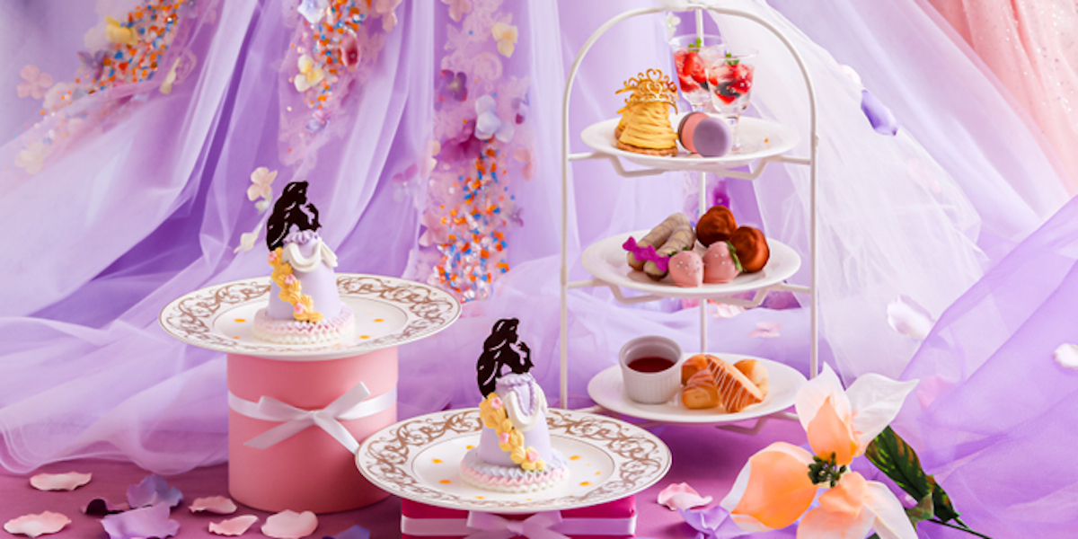 プリンセスのドールケーキ付き！緑豊かな空間でいただく「フラワープリンセスアフタヌーンティー」