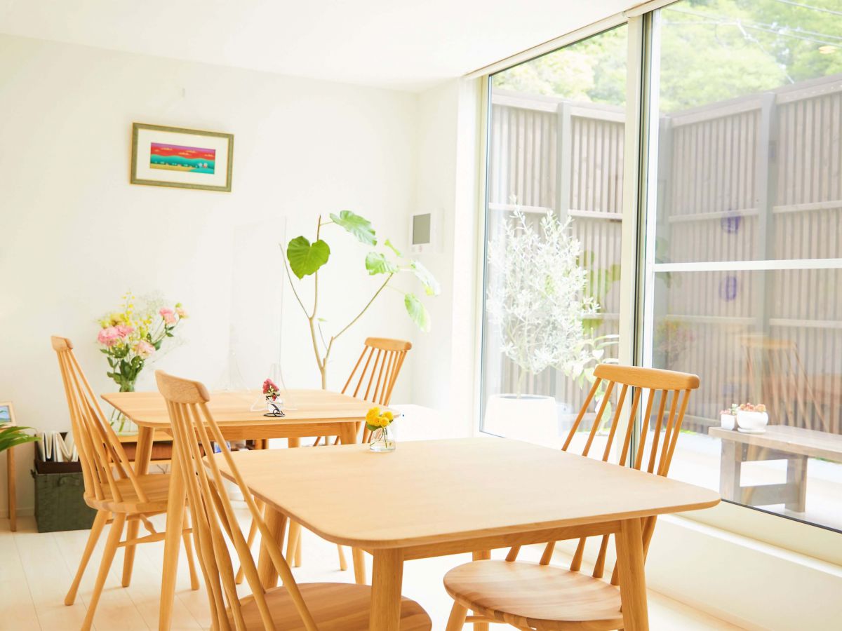 天気のいい日にはテラスに出ることもできます！