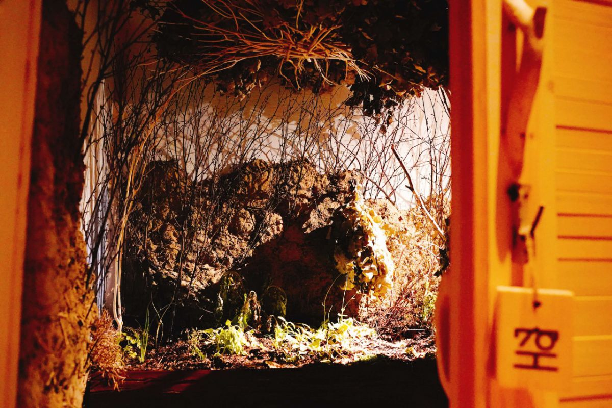 「IKEサウナ」エリアにある「内気浴」スペース