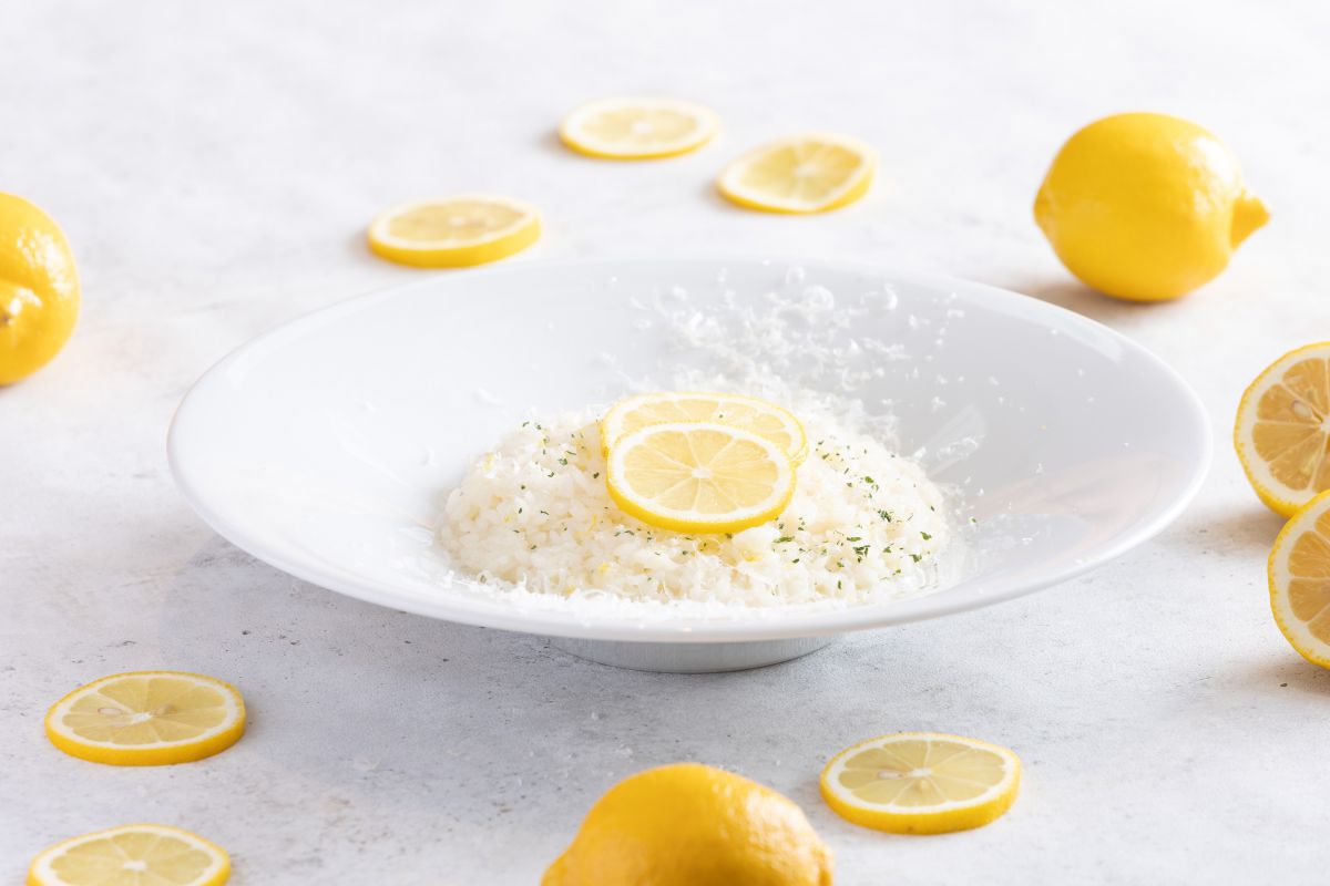 パルミジャーノレッジャーノとレモンのリゾット 1100円