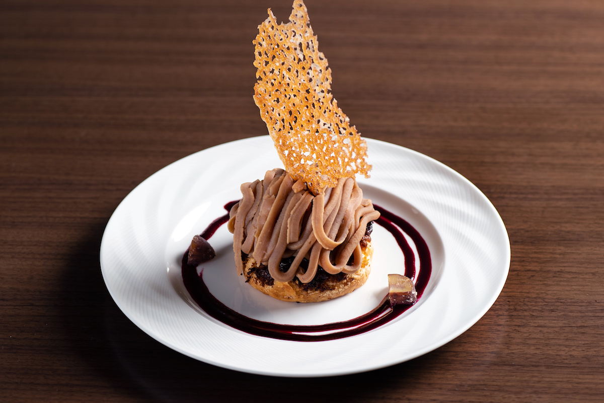 「Anchor Tokyo」の季節のモンブラン1100円