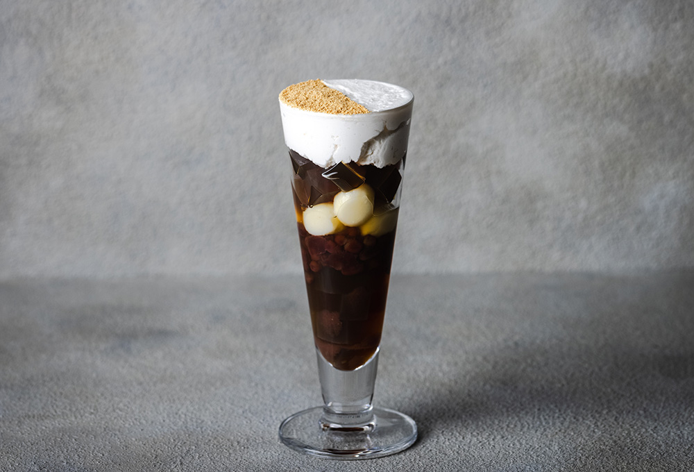 「笹一 甘酒アイスパフェ」1150円