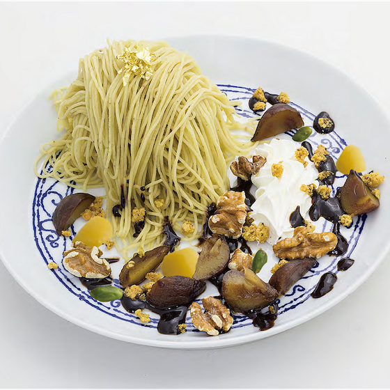 モンブラン 栗 1500円（ドリンク付き）