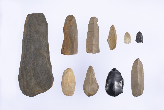 大平山元遺跡　最古の土器に伴う石器群