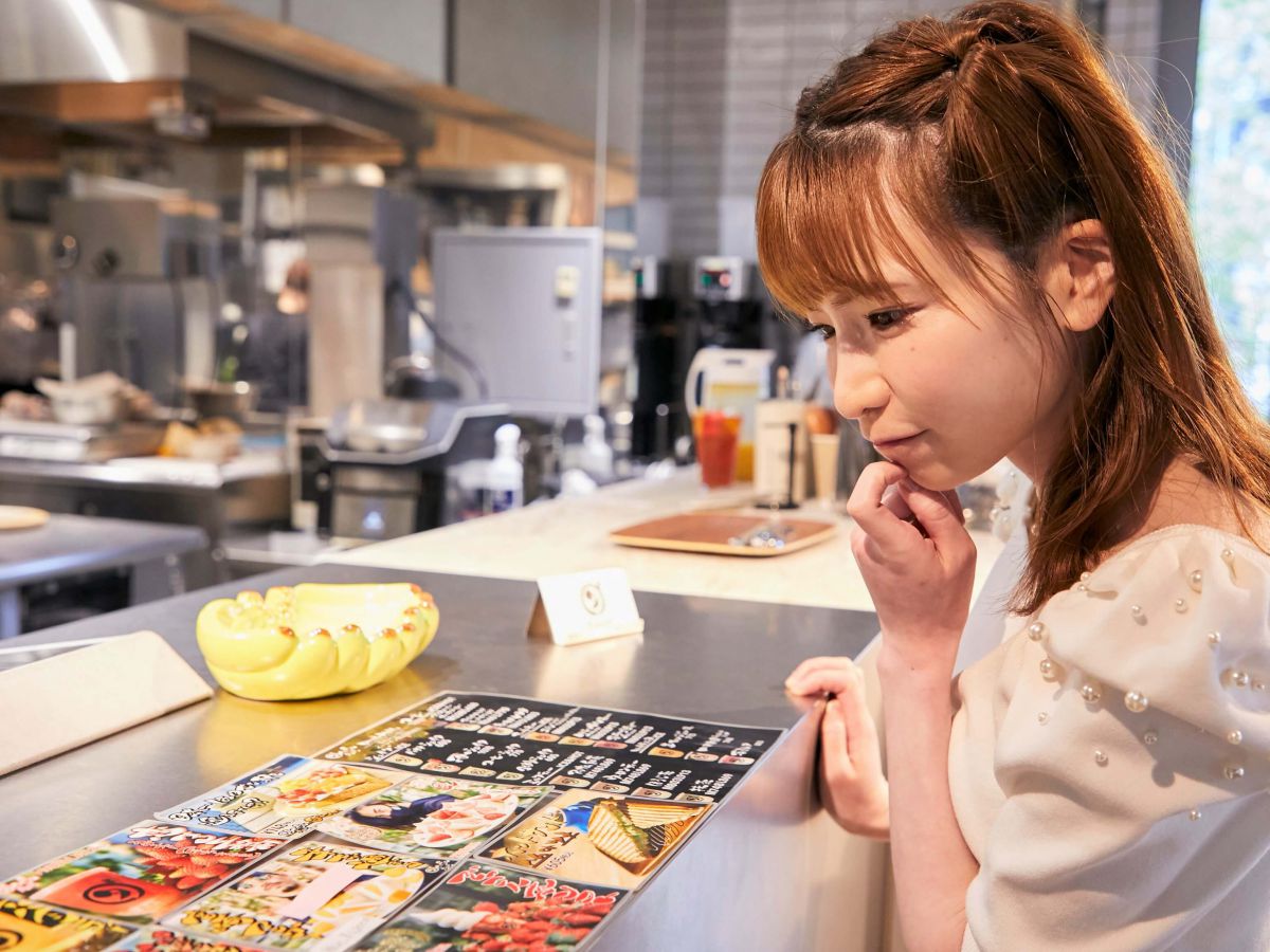 どれにしようかなぁ～…と、真剣に悩む私…