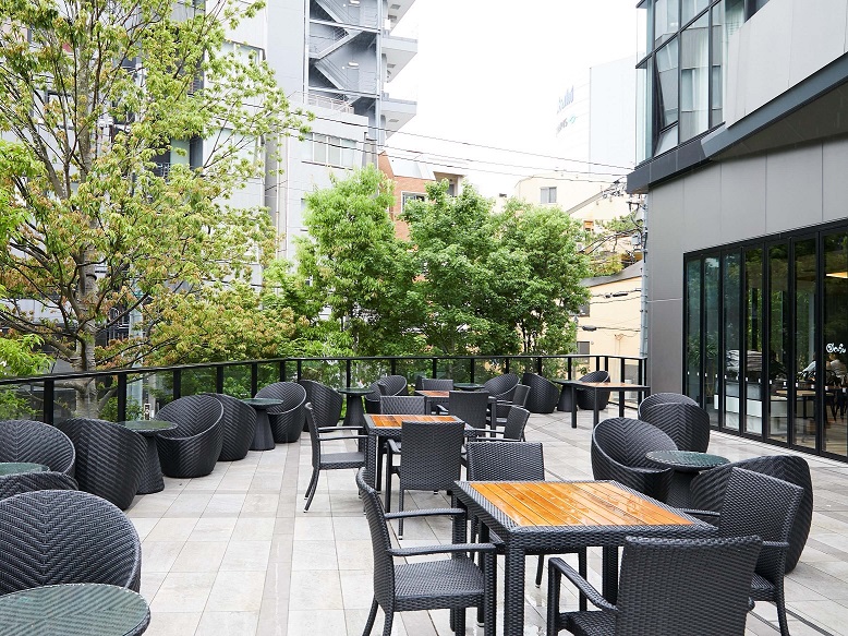 開放感抜群のテラス席もあります！