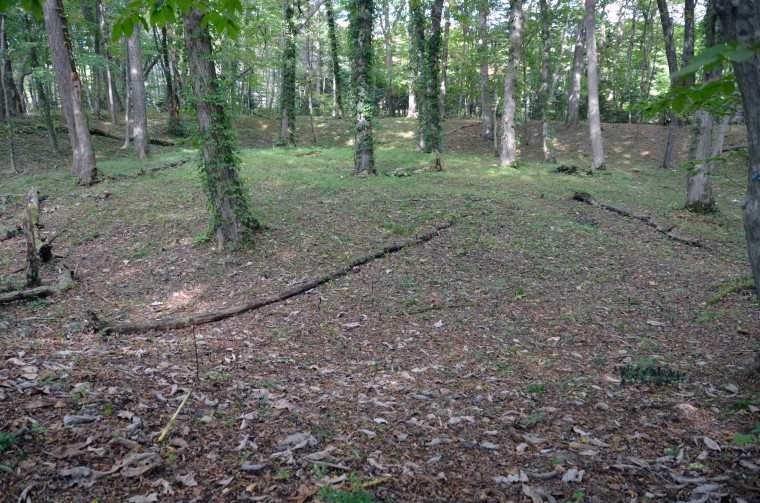 キウス周堤墓群　全景