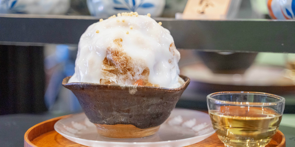 お茶シロップたっぷりのかき氷に信玄餅!? 多彩なトッピングも楽しい大阪・十三「たから」のかき氷