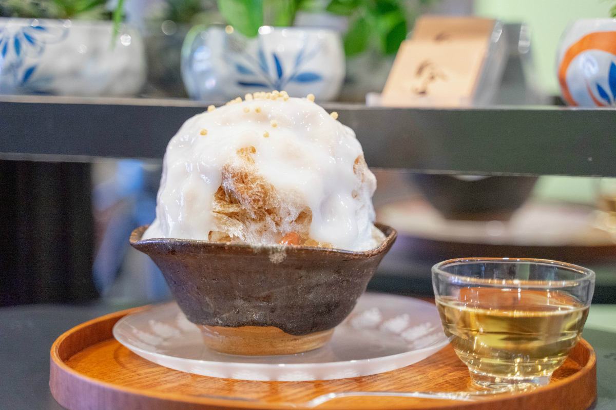 「茶（ちゃ）＋信玄餅」1050円