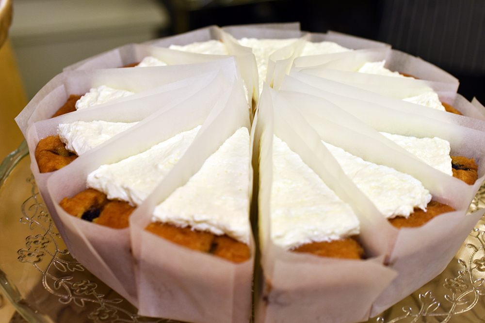 「ブルーベリークリームケーキ」620円