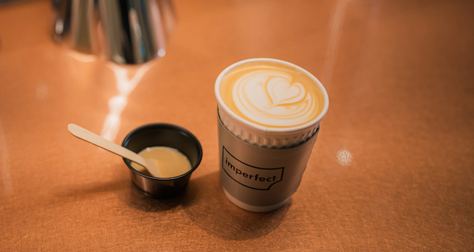 「ナッツバターラテ」　800円