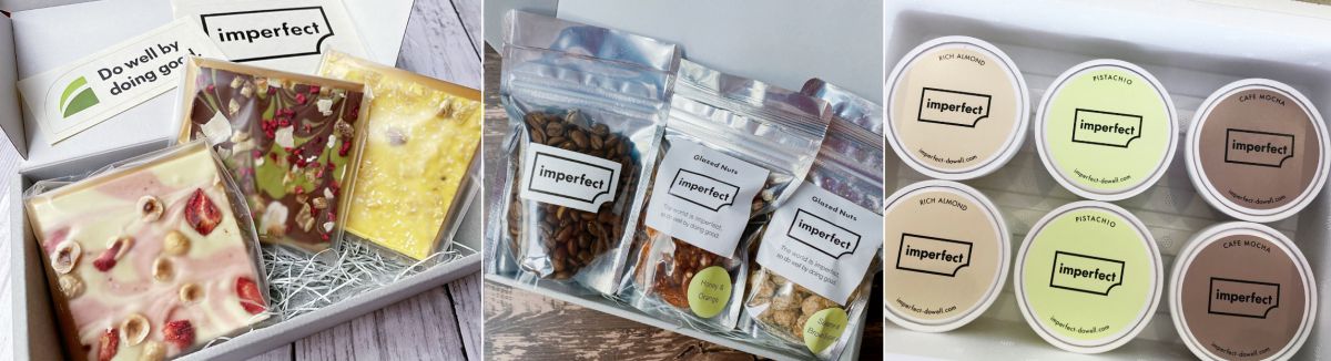 左から「チョコレートセレクション」2700円　「コーヒー＆ナッツセレクション」2700円　「アイスセレクション」3240円〜