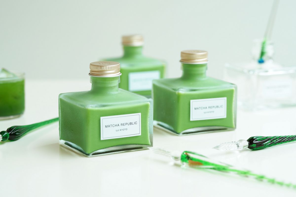 抹茶インク ヒカリエ限定ver.「プレミアム抹茶ラテ」681円