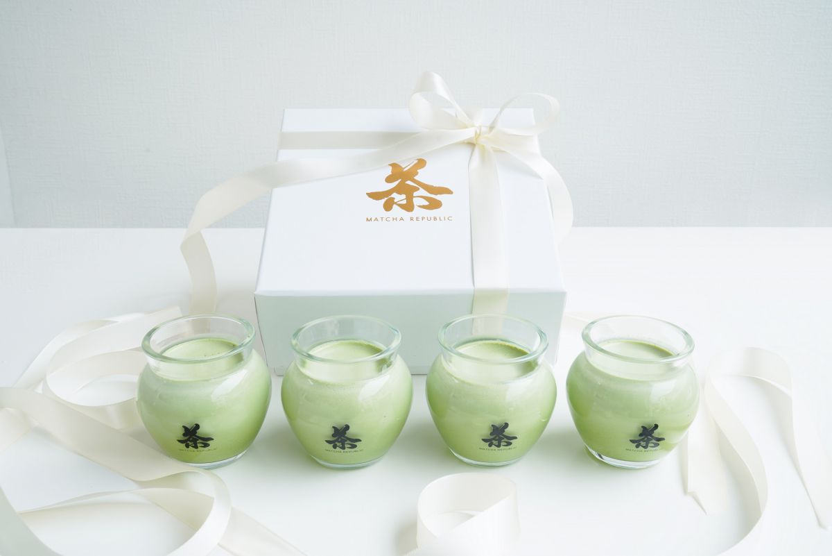 「茶壺の抹茶パンナコッタ ヒカリエ限定ver.」単品681円、4個セット3001円