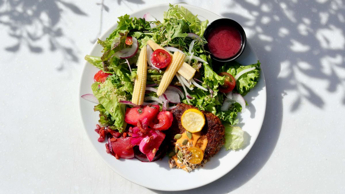 「CITYSHOP青山」に話題のお肉不使用「ゼロミートハンバーグ」メニューが新登場！