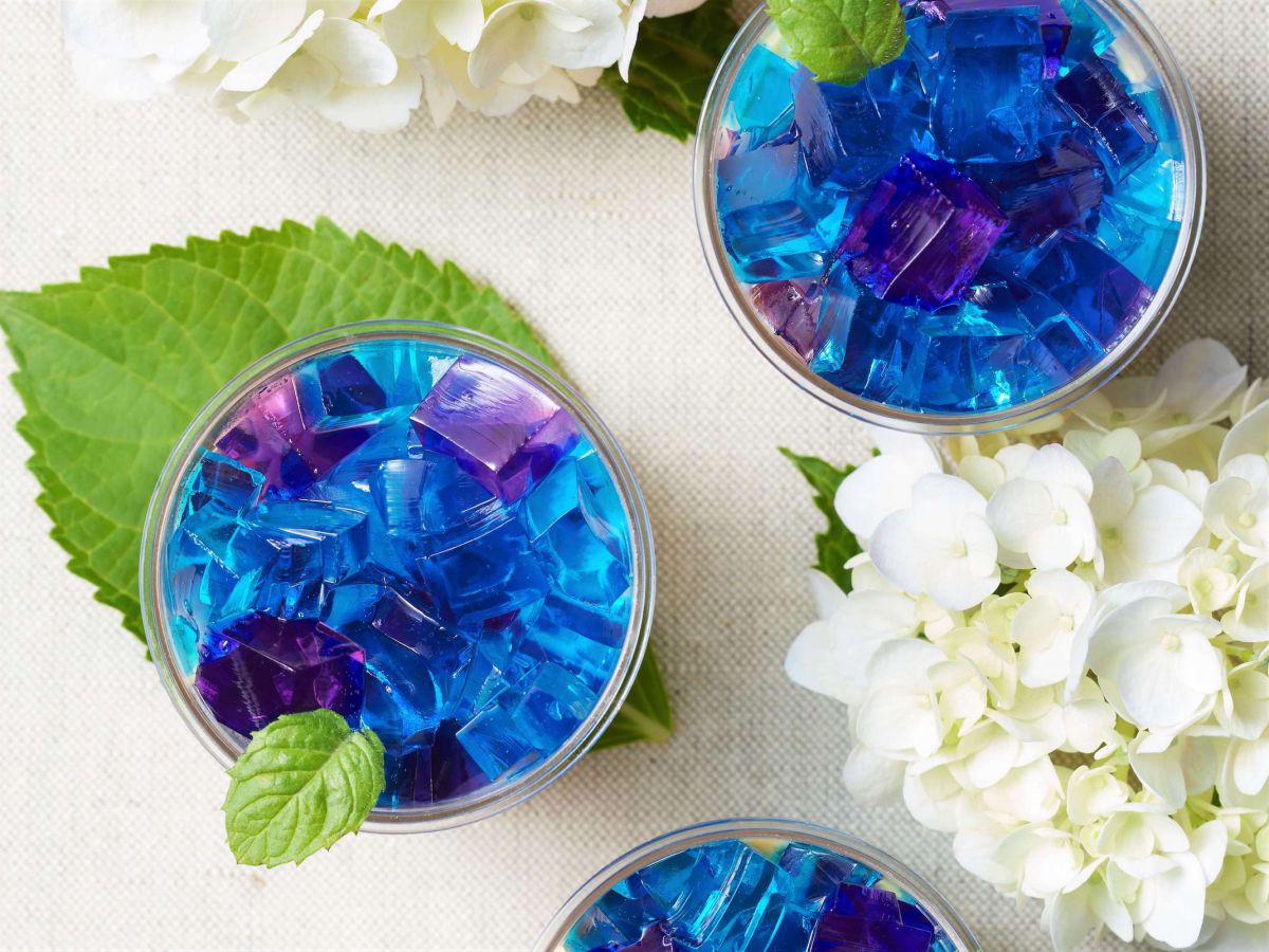 上から見ると…まるでアジサイ！