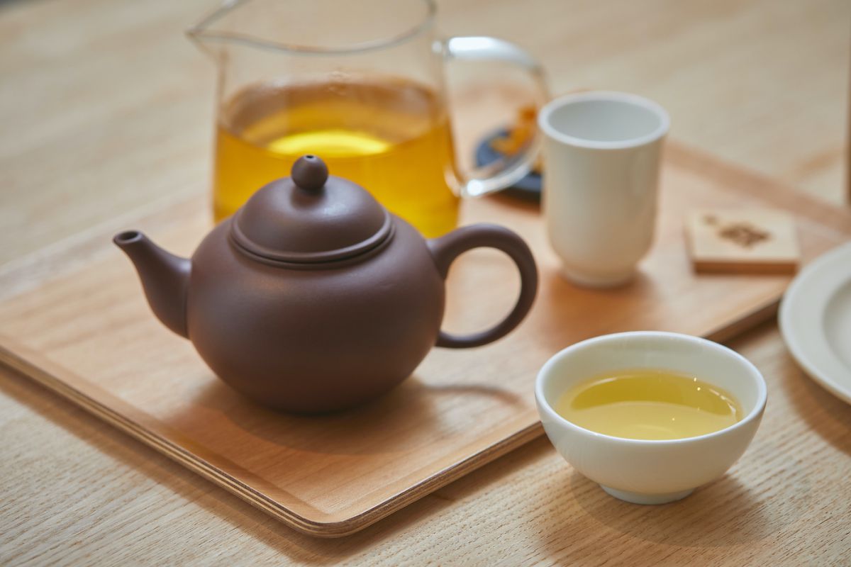 「No.7　ジャスミン緑茶 ナッツorドライフルーツ付き」880円