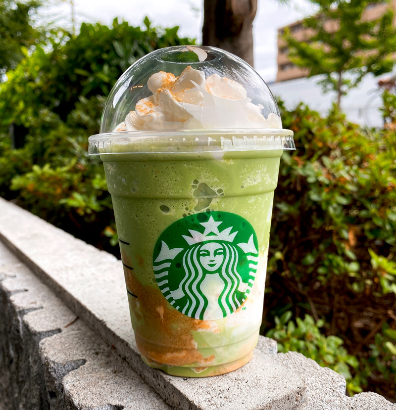 「京都 はんなり 抹茶きなこ フラペチーノ®」Tall 669円（お持ち帰り）/ 682円（店内利用）※Tallサイズのみ
