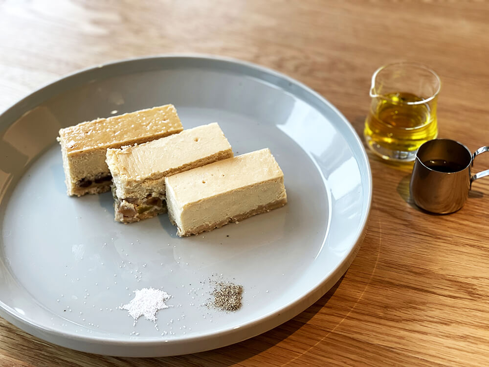 「MUCU3種食べ比べセット（飲み物付き）」1320円