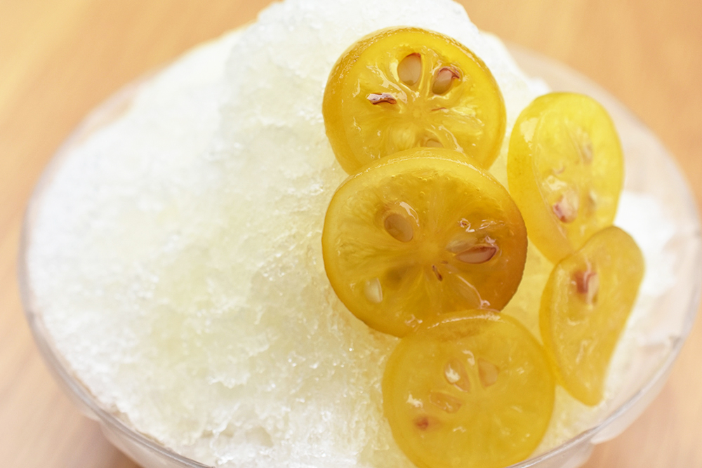 「すだちかき氷」660円