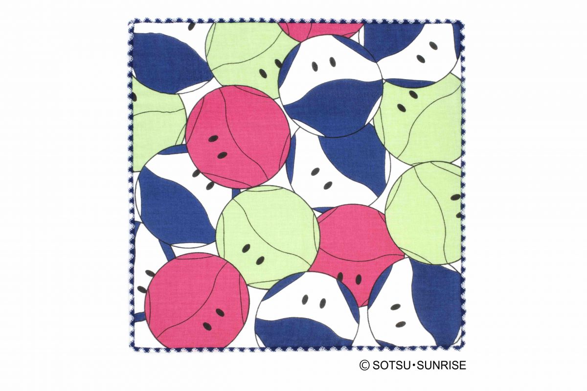 「GUNDAM FACTORY YOKOHAMA× Kitamuraタオルハンカチ」1500円