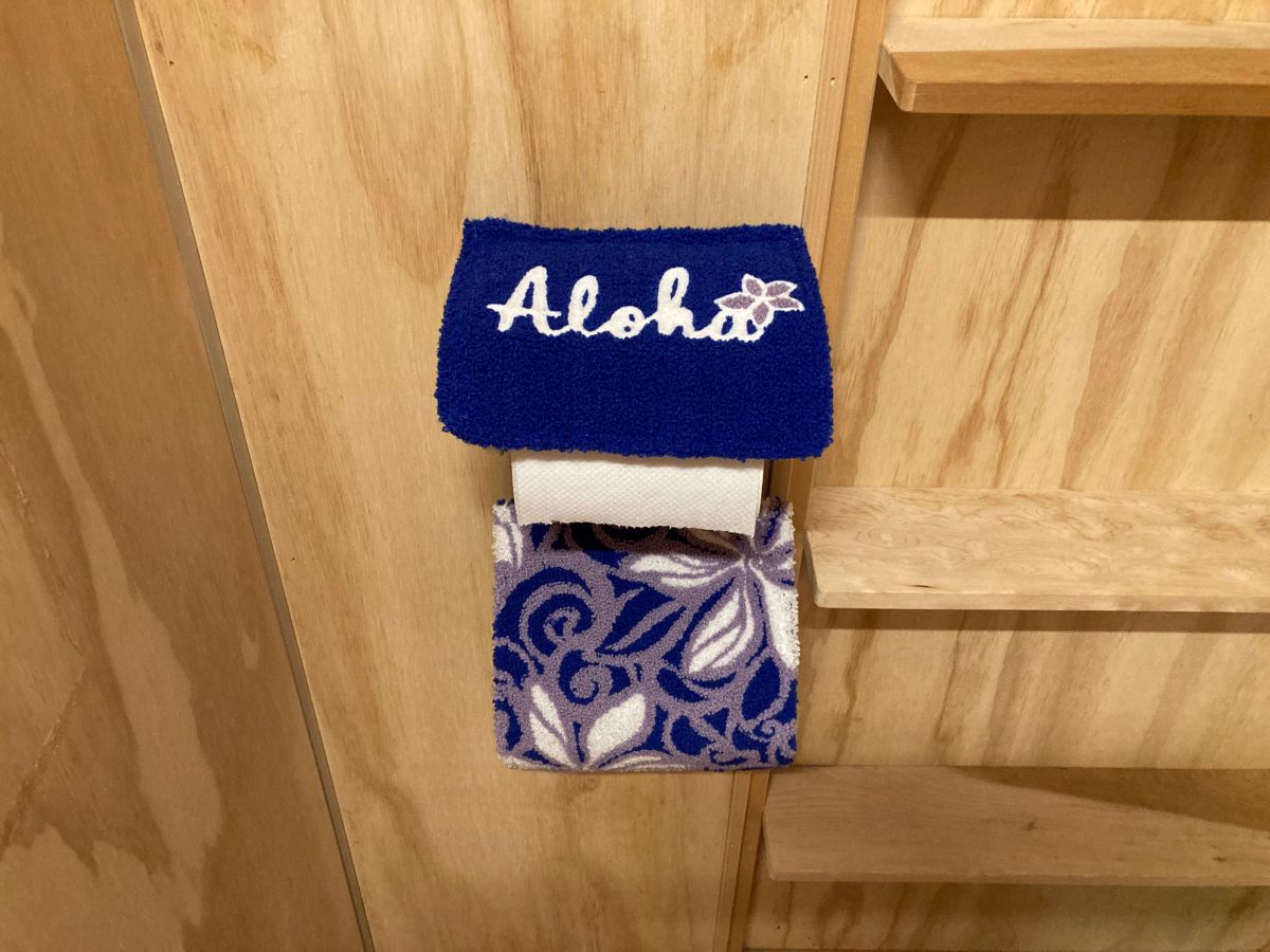 トイレにも「Aloha」こんな所でも南国気分で素敵