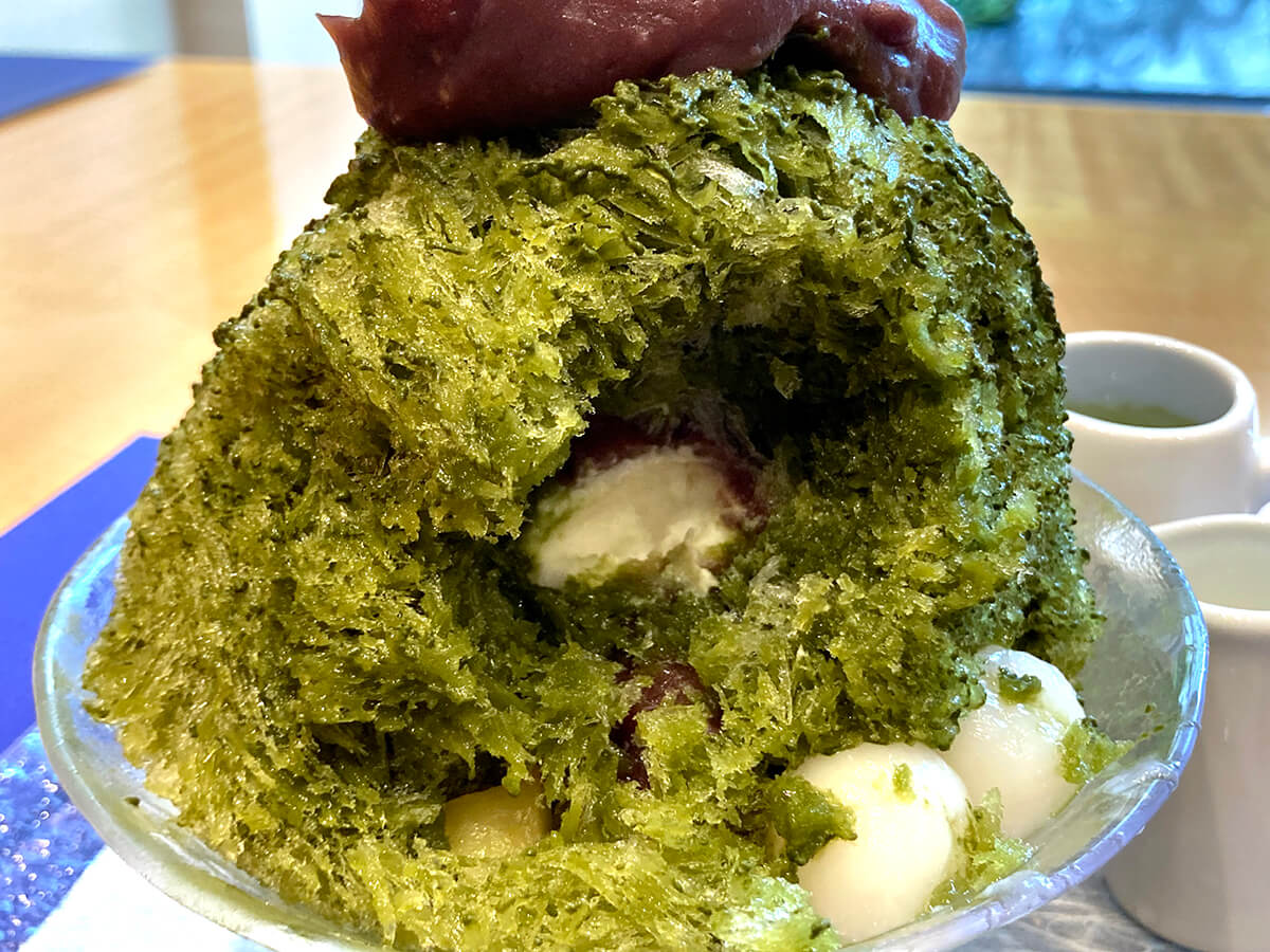 「抹茶 〜宇治抹茶と自家製あんこ ミルクアイスを閉じ込めて〜」 2500円(サービス料込)