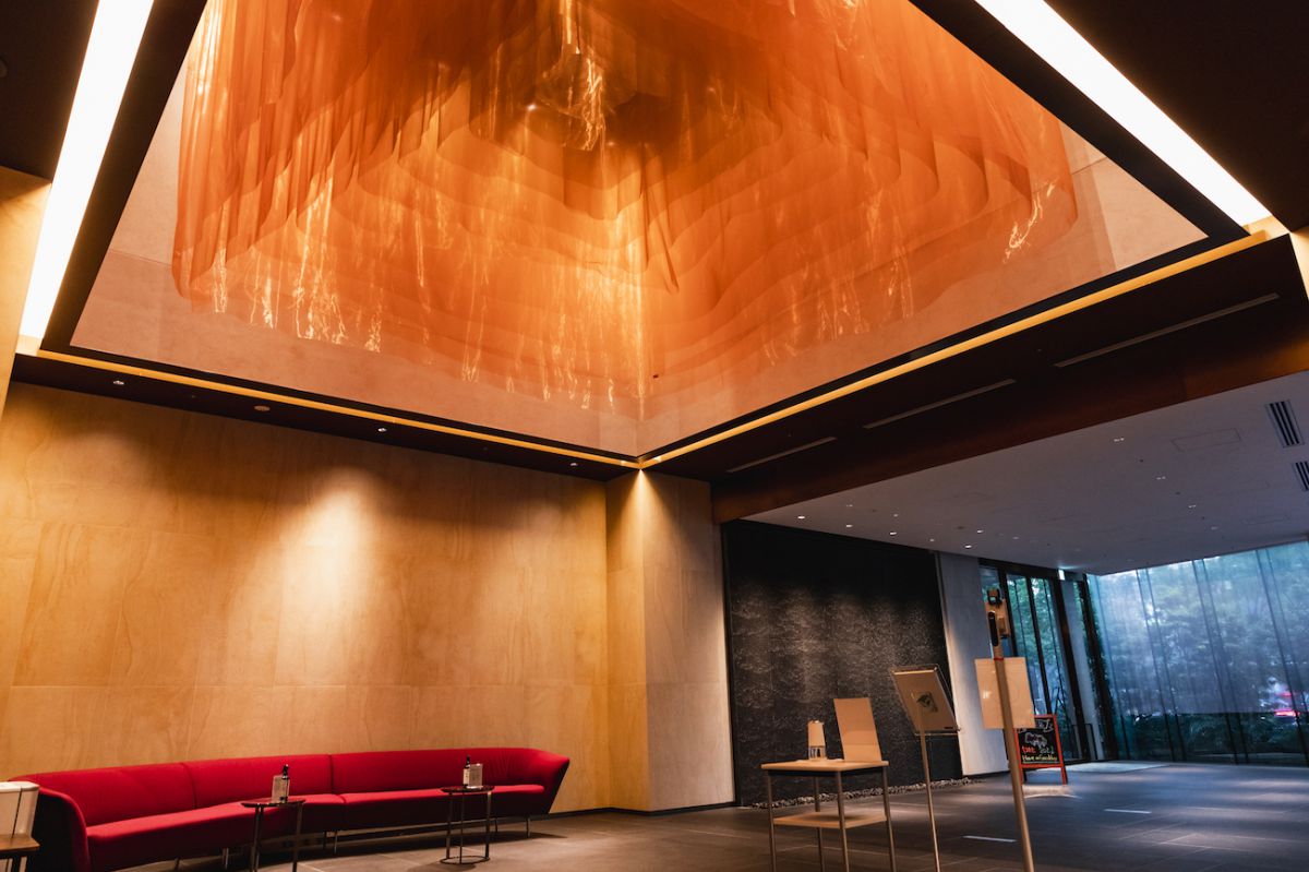 テキスタイルザイナー、森山茜氏のファブリックアート