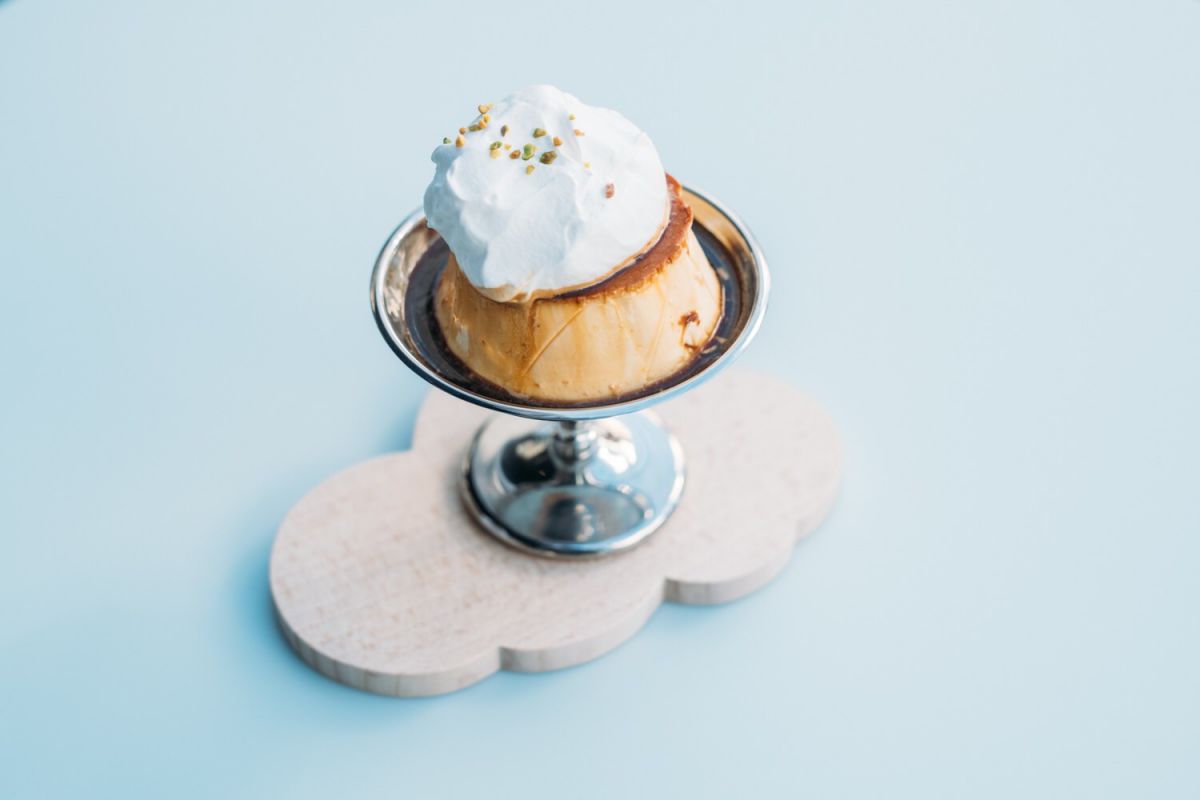 「雲のプリン」（イートイン） 528円