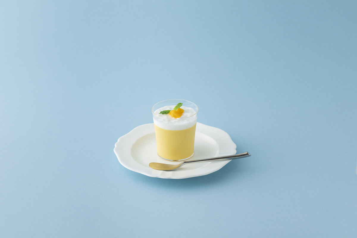 「マンゴーとパッションのプリン」480円　Jamba Kitchen Labo（グランスタ丸の内）