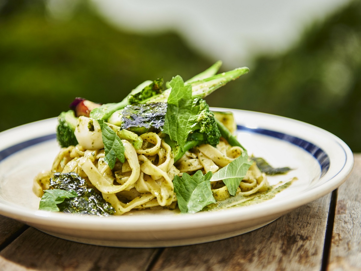 「しらすと湘南鎌倉野菜の大葉ジェノベーゼ」1180円